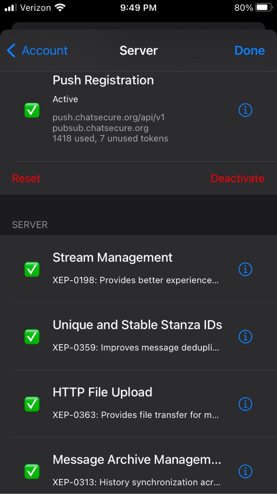 ChatSecure screenshot